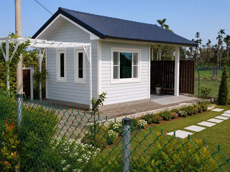 設計圖-田園小屋 : 小型鋼購屋-田園造景規劃-悠閒田園風